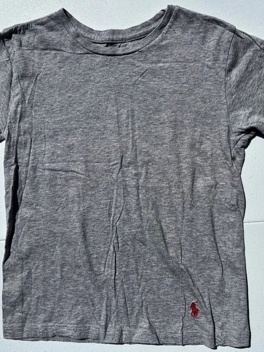 Polo Ralph Lauren Classic Fit Cotton T-Shirt Gray Medium
